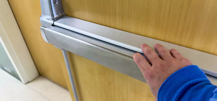 Installing a Push Bar on a Door Bessemer